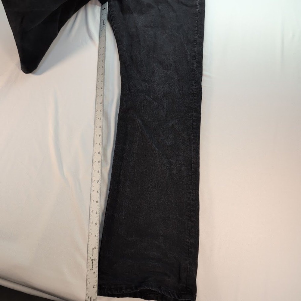 Polo Ralph Lauren Mens Jeans 38x36 Hampton Relaxed Straight Black Gray - Picture 2 of 9